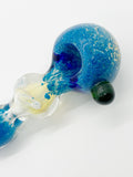 Turquoise Glass Hand Pipe- Various Designs