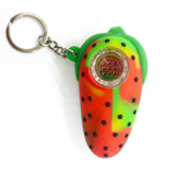 Strawberry Pipe Keychain