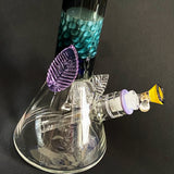 Tattoo Inspired Enchanted Glass Beaker Bong by Lookah Glass