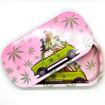 Magnetic Rolling Tray with Lid- Various sizes and designs