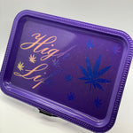 High Life Rolling Tray-Purple