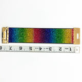 Rainbow Rhinestone Bracelet