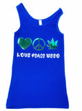 LOVE PEACE WEED Tank