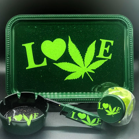 Love Rolling Tray Set