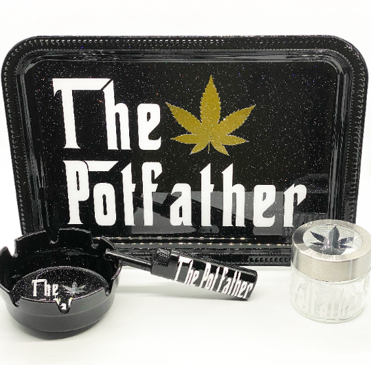 The Potfather Rolling Tray Set – Made in Melanin, LLC