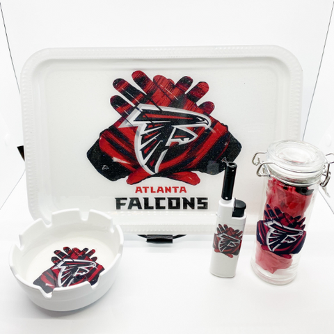 Atlanta Falcons Rolling Tray Set