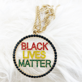 Black Lives Matter (BLM) Pendant and Chain