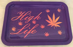 High Life Rolling Tray-Purple