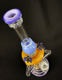 15'' 3D Bee Hive Glass Recycler Pipe Dab Rig with 3 Recycler Chambers