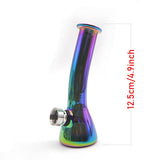 Mini Rainbow Glass Hookah Pipe-Assorted Styles